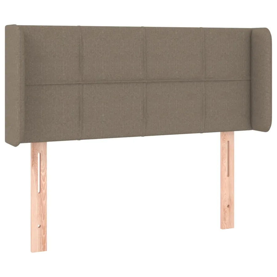 Tête de lit avec oreilles Taupe 93x16x78/88 cm Tissu - 2