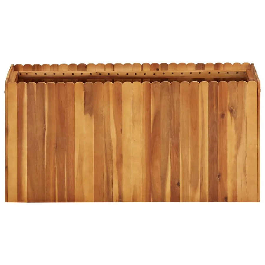 Lit surélevé de jardin 100x30x50 cm Bois massif d'acacia - 2