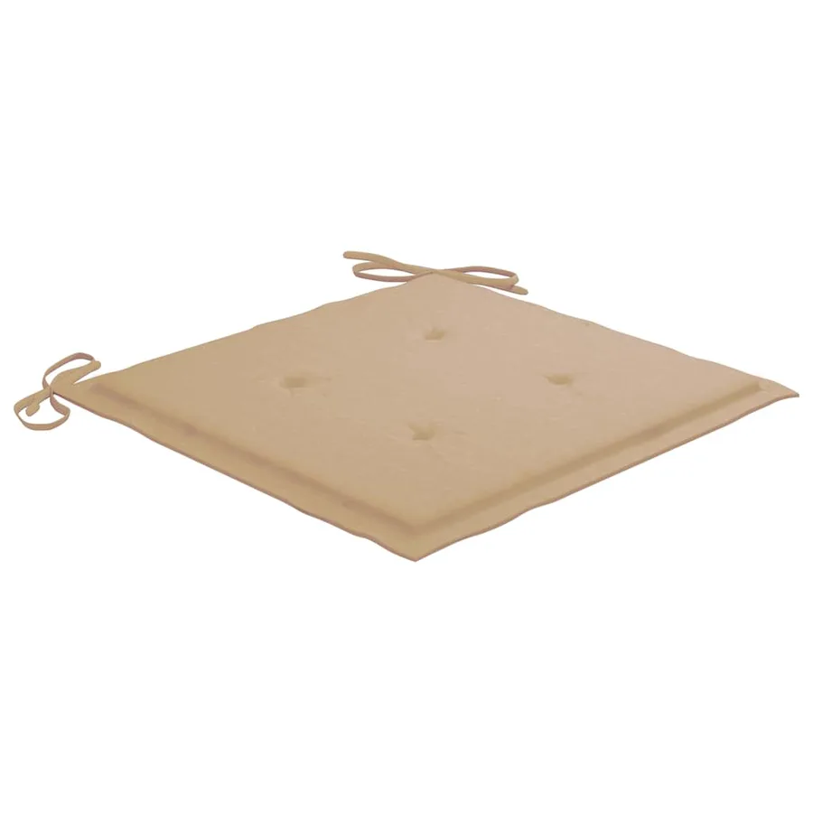 Chaises pliables de jardin lot de 8 avec coussins Bois d'acacia - 10
