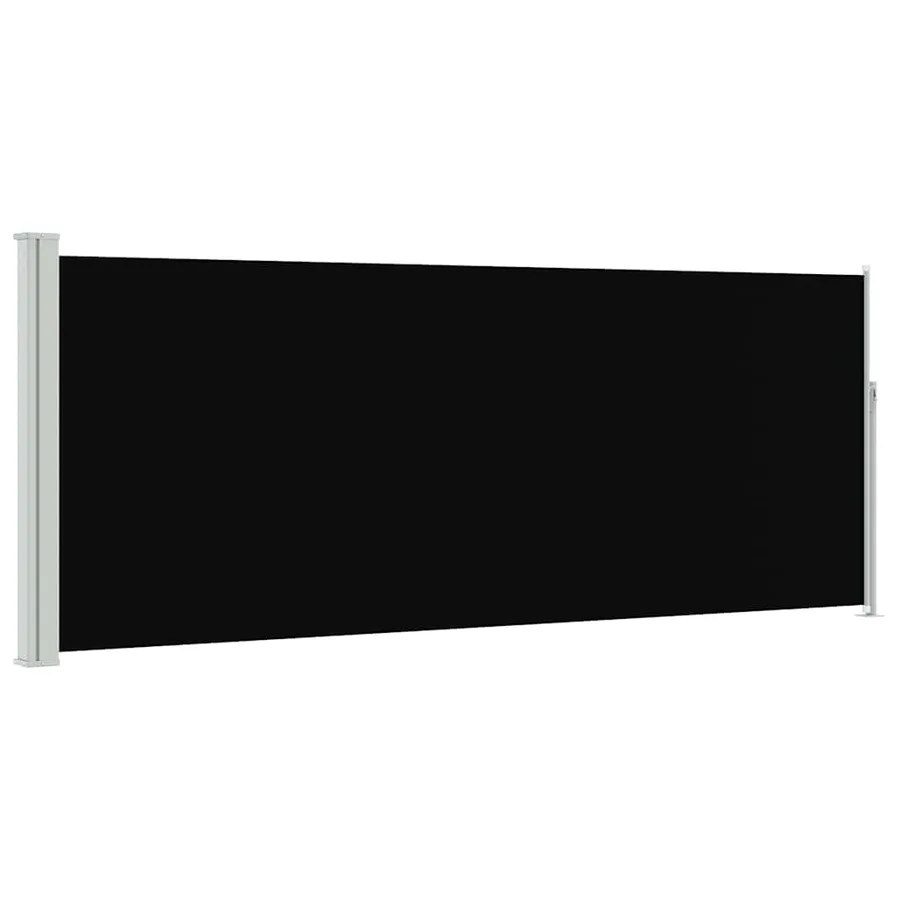 Auvent latéral rétractable 120 x 300 cm Noir - 2