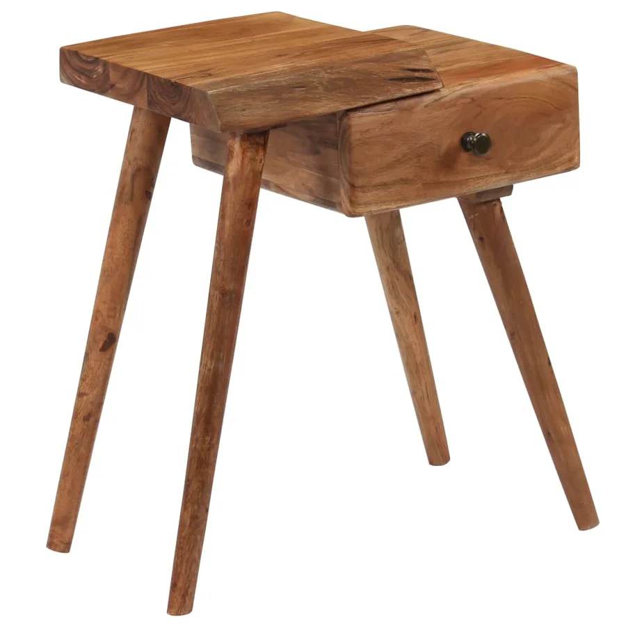 Table de chevet Bois d'acacia massif 45 x 32 x 55 cm - 14