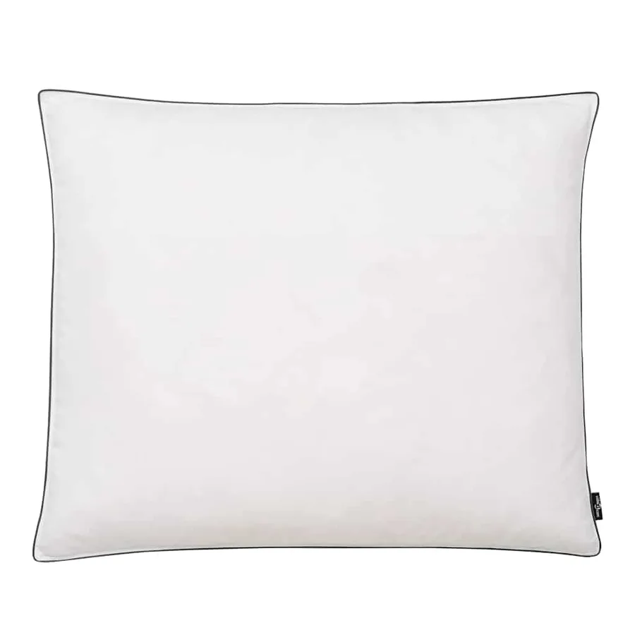 Oreiller lot de 2 Remplissage de duvet léger 70 x 60 cm Blanc - 2