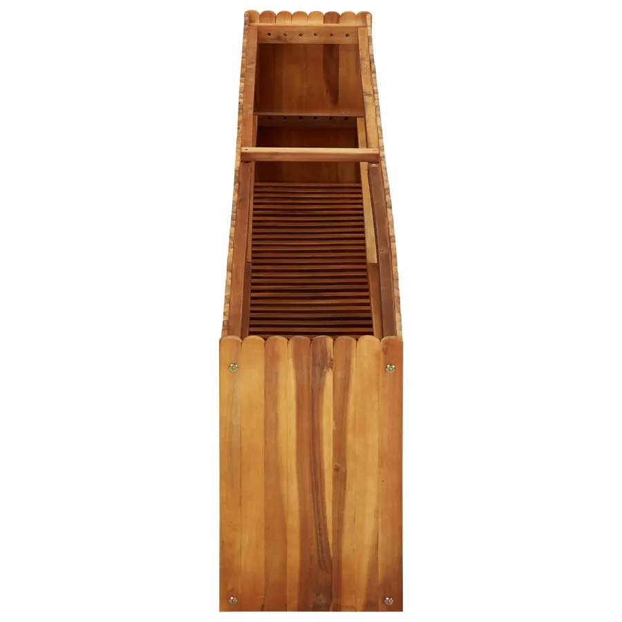 Lit surélevé de jardin 200x30x50 cm Bois massif d'acacia - 3