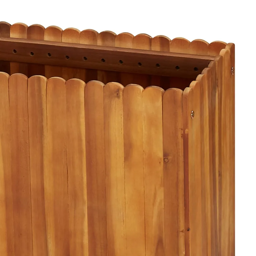 Lit surélevé de jardin 200x30x50 cm Bois massif d'acacia - 5