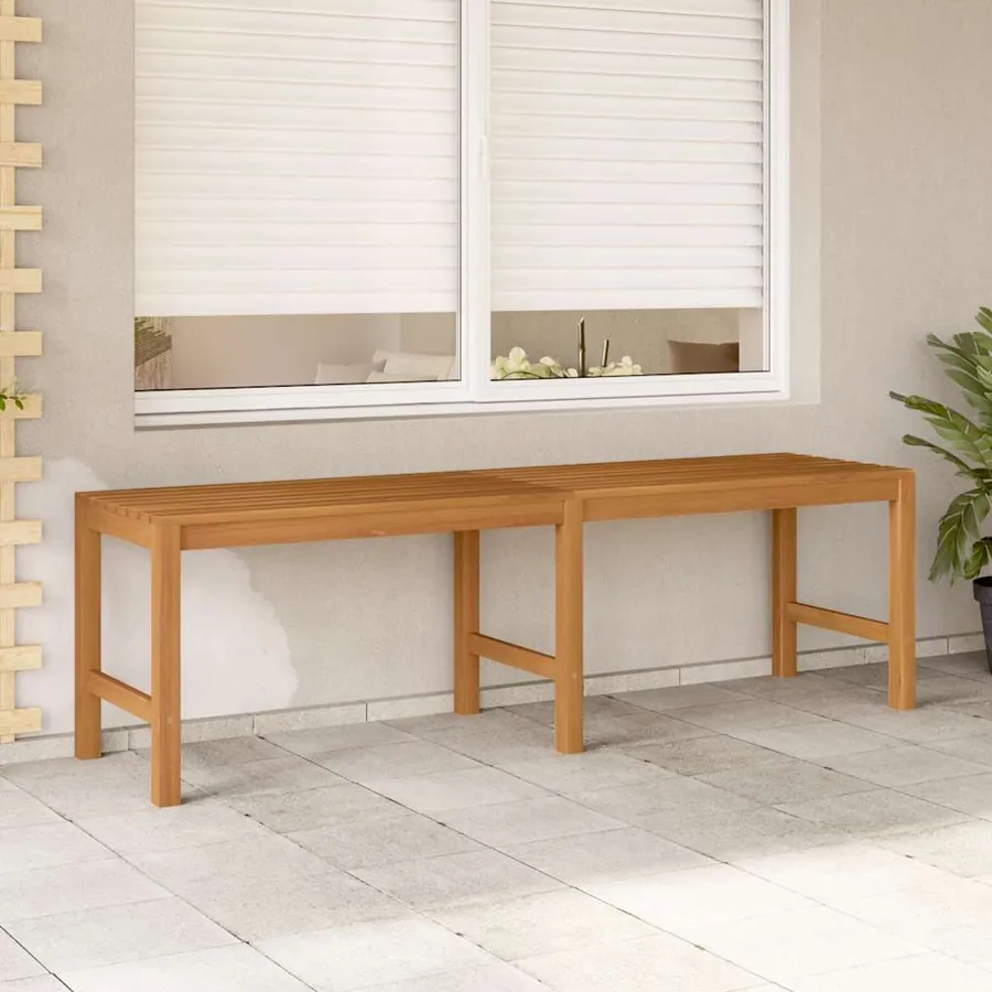 Banc de jardin 150 cm bois de teck massif