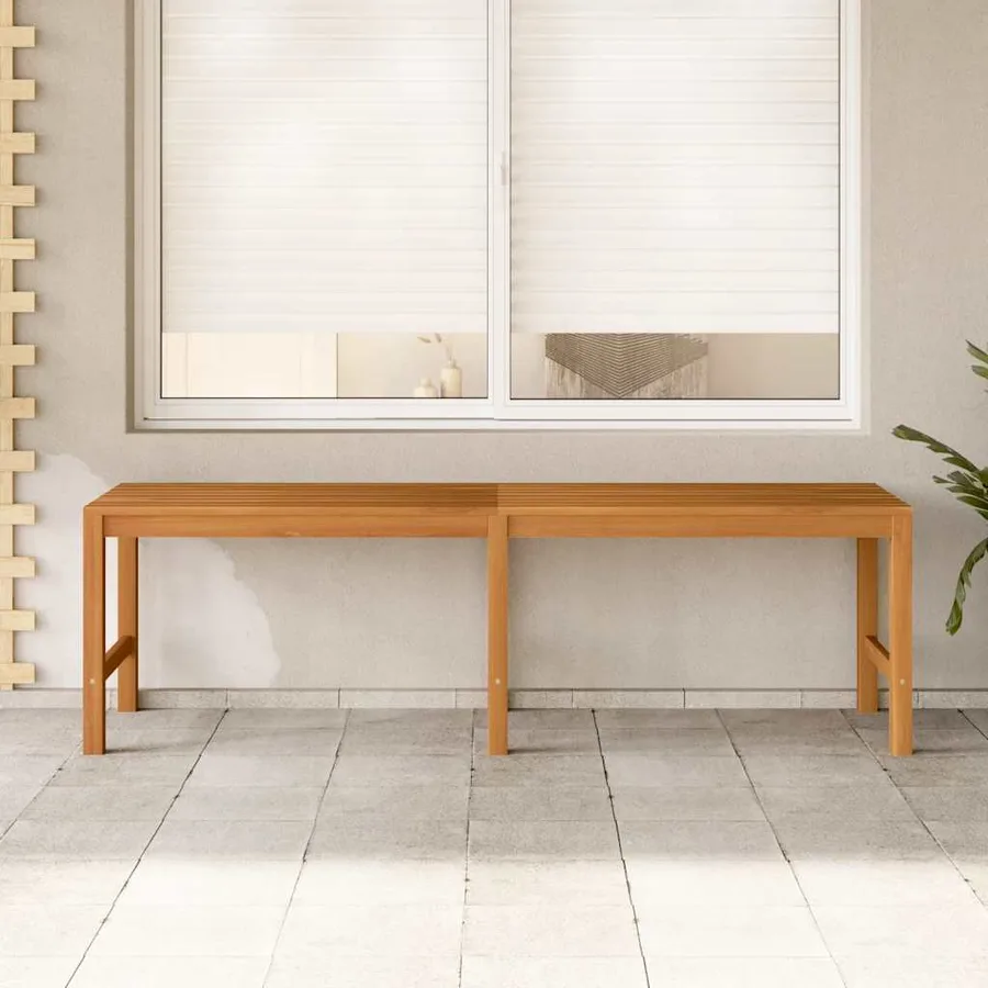 Banc de jardin 150 cm bois de teck massif - 3