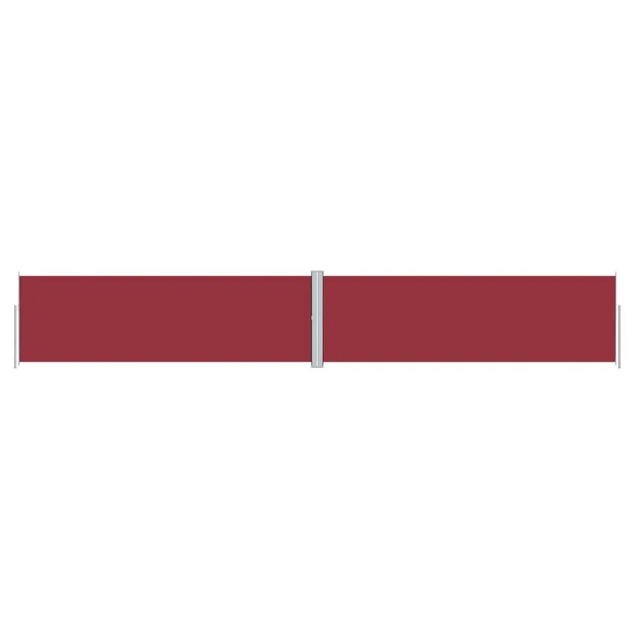 Auvent latéral rétractable Rouge 160x1000 cm - 2