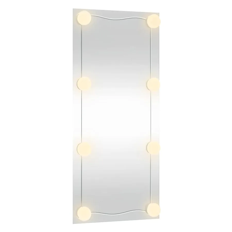 Miroir mural avec lumières LED 50x100 cm verre rectangulaire - 5