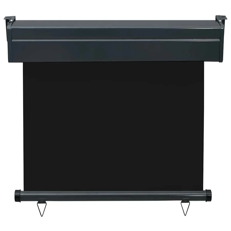 Auvent latéral de balcon 85x250 cm noir - 4