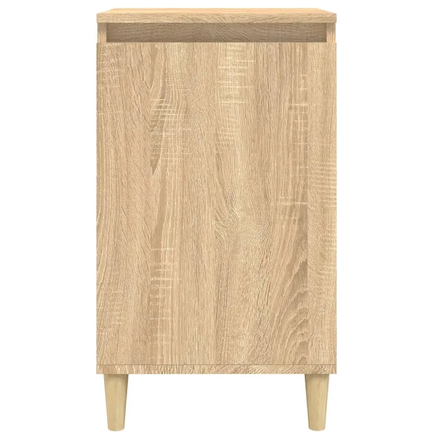 Tables de chevet 2pcs chêne sonoma 40x35x70cm bois d'ingénierie - 5