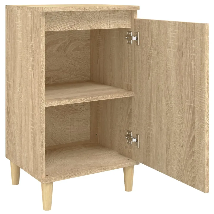 Tables de chevet 2pcs chêne sonoma 40x35x70cm bois d'ingénierie - 6