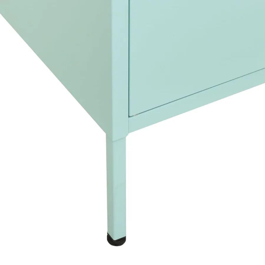 Armoire de rangement Vert menthe 80x35x101,5 cm Acier - 8