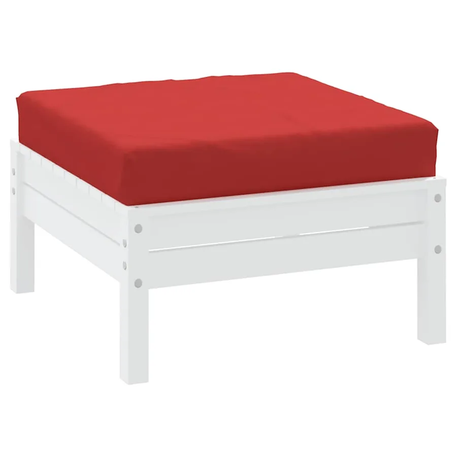 Coussin de palette rouge 60x60x9,5 cm tissu oxford - 3