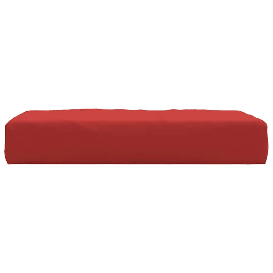 Coussin de palette rouge 60x60x9,5 cm tissu oxford - 4