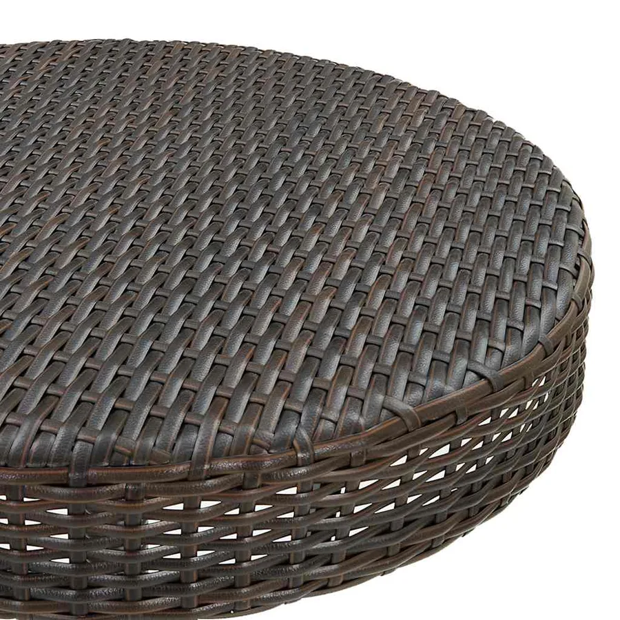 Ensemble de bar de jardin 5 pcs Résine tressée Marron - 6