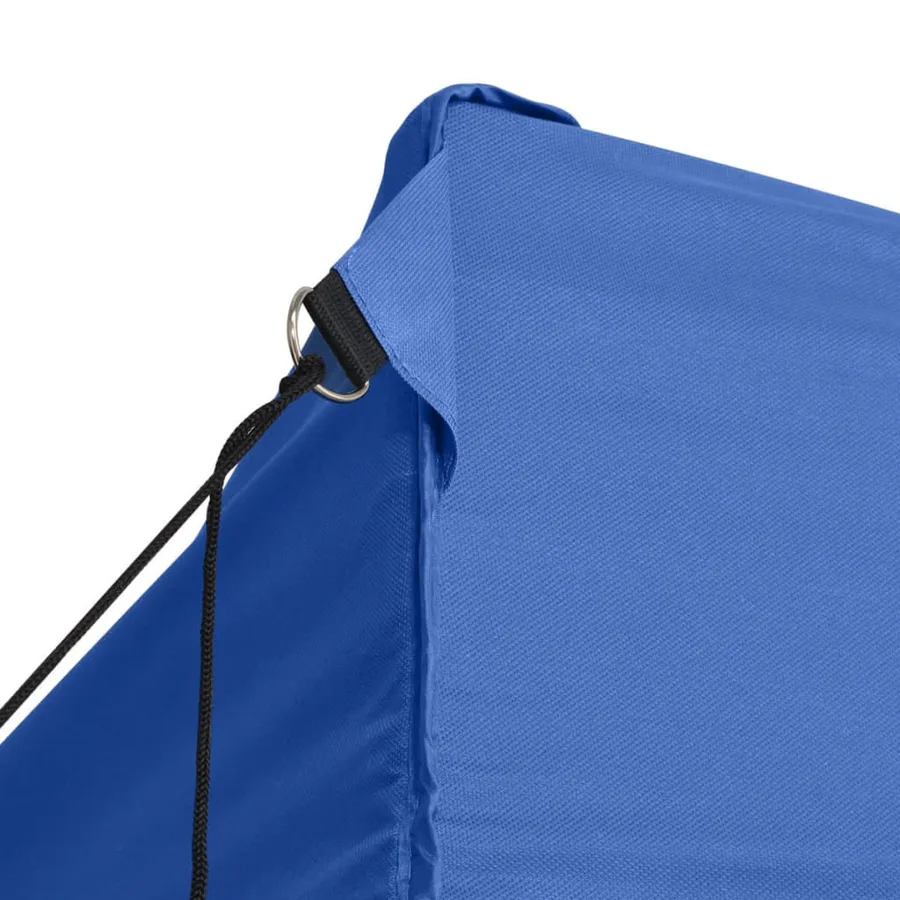 Tente de réception pliable avec 4 parois 3x6 m Acier Bleu - 5
