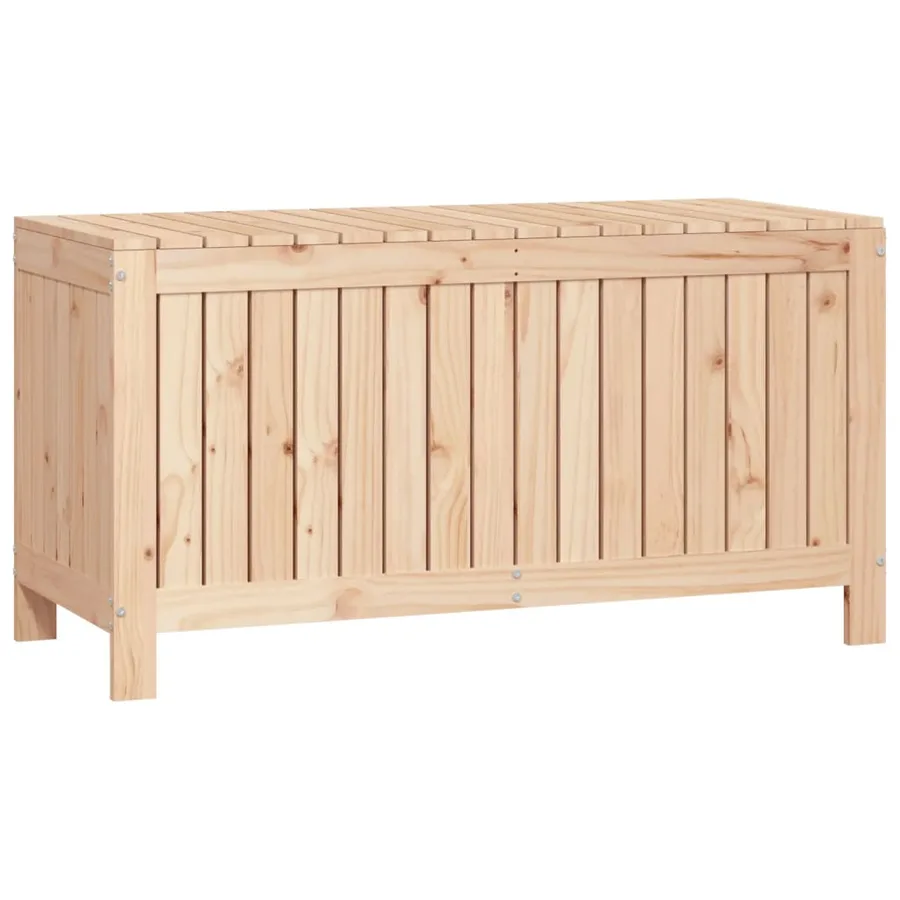Boîte de rangement de jardin 115x49x60 cm Bois massif de pin - 5