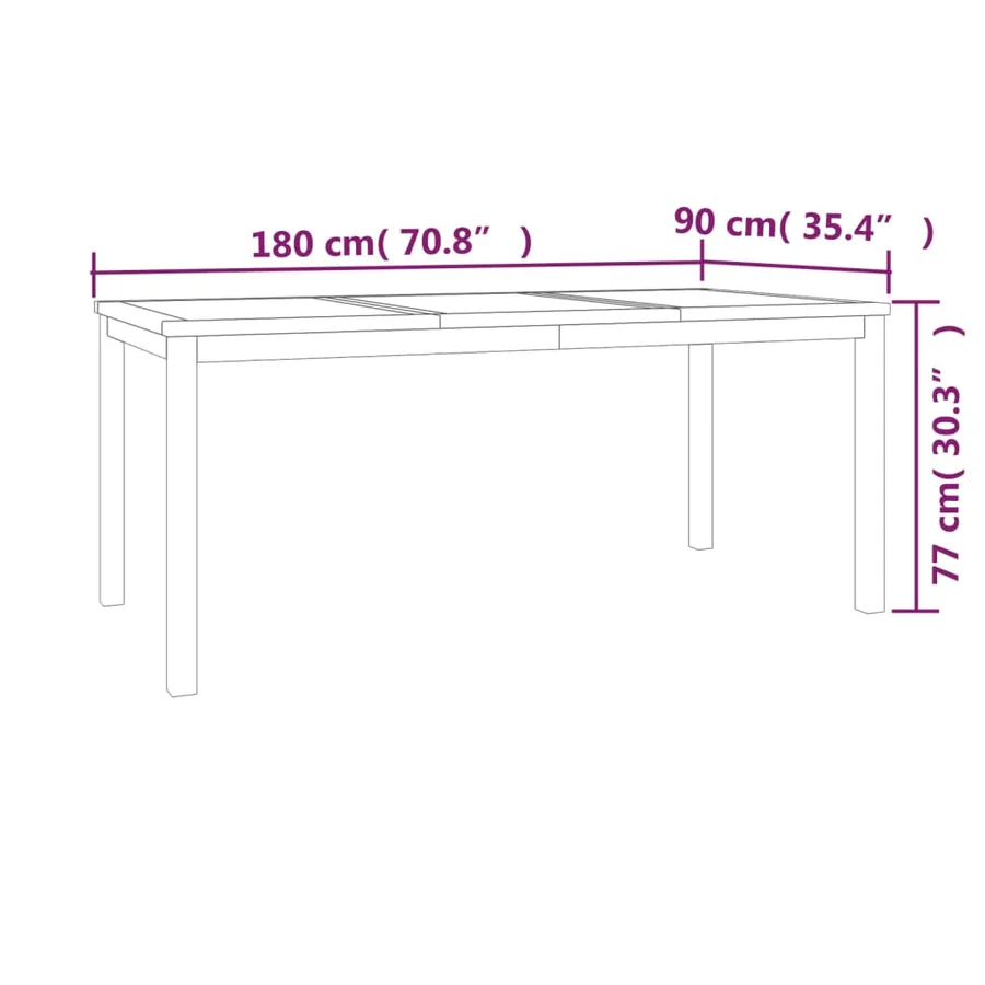 Ensemble à manger de jardin 3 pcs Bois de teck massif - 9