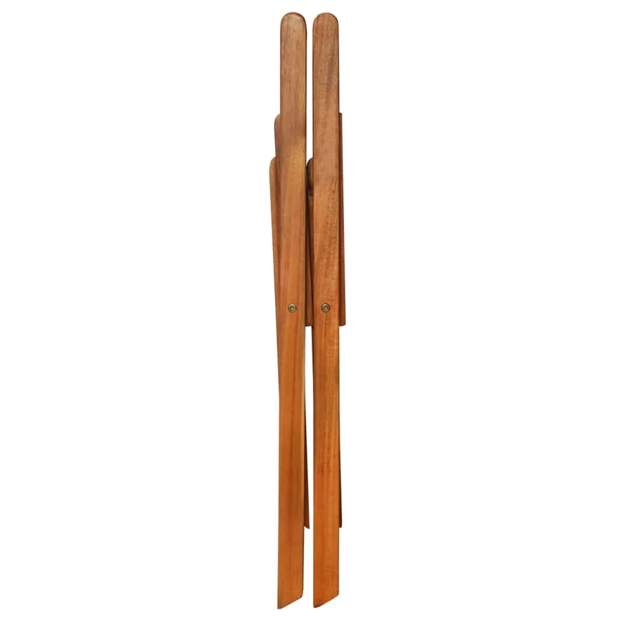 Chaises de bistro d'extérieur lot de 2 Bois d'acacia solide - 8