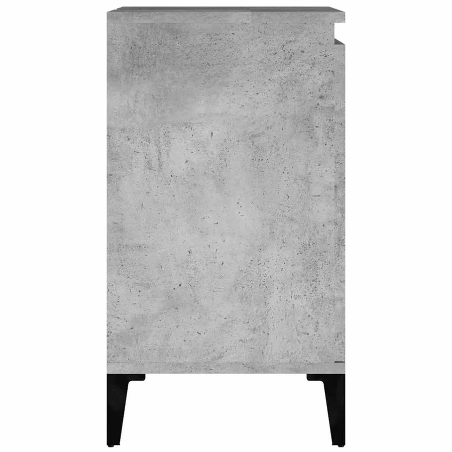 Meuble d'évier gris béton 58x33x60 cm bois d'ingénierie - 7