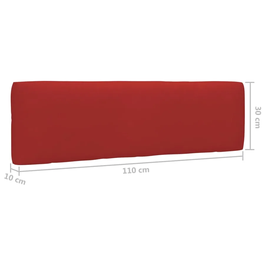 Canapé central palette de jardin marron miel bois pin imprégné - 8