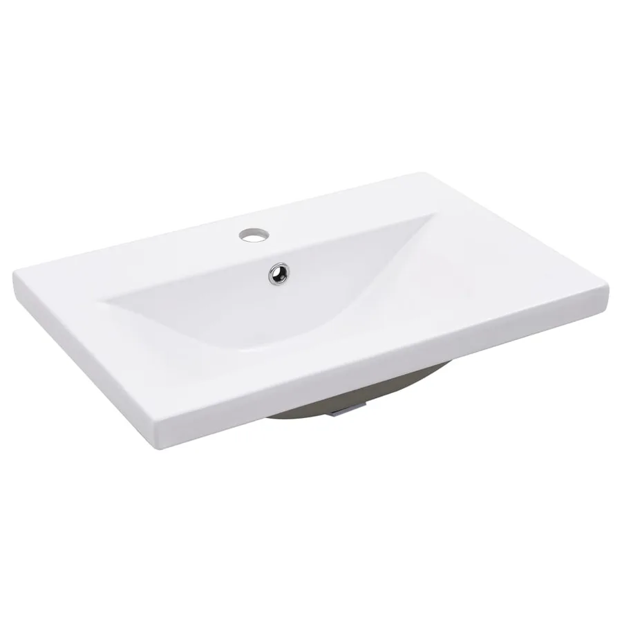 Cadre de lavabo de salle de bain vasque à encastrer Blanc Fer - 5