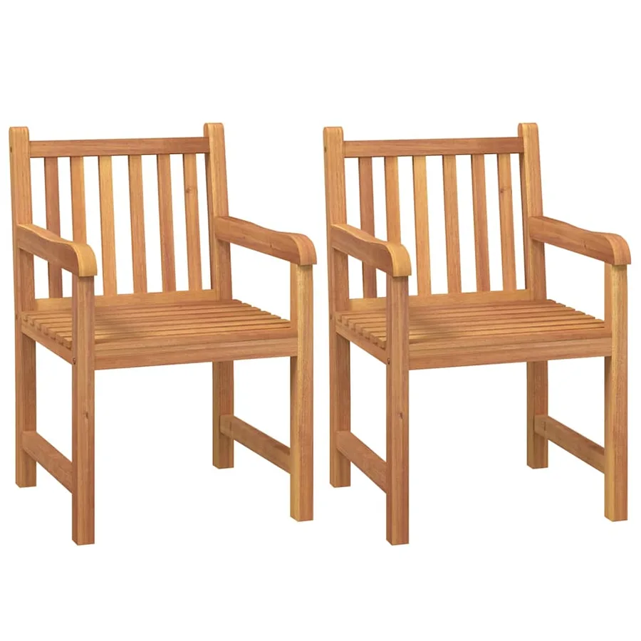 Ensemble à manger de jardin 4 pcs Bois de teck massif - 6