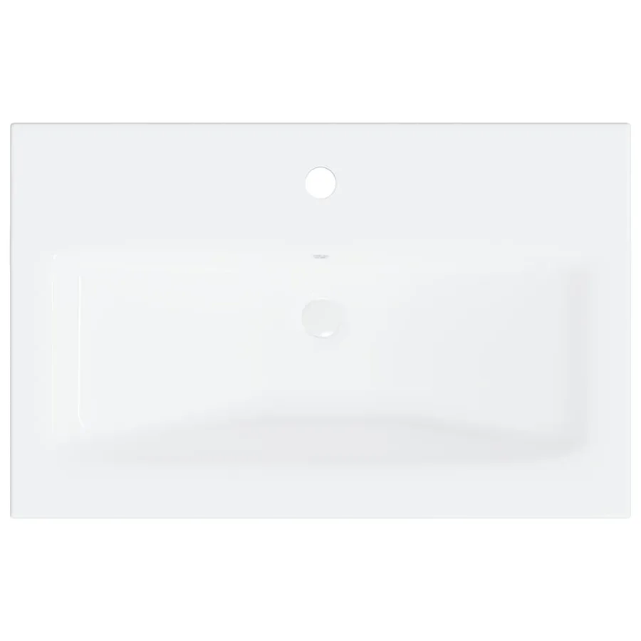 Ensemble de meubles de salle de bain Blanc Aggloméré - 8