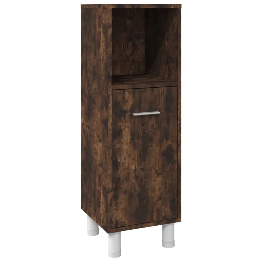 Ensemble d'armoires de salle de bain 3 pcs chêne fumé - 7