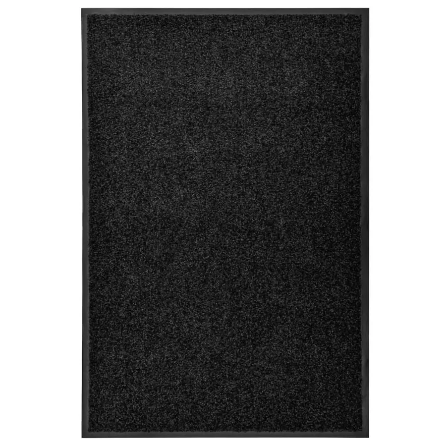 Paillasson lavable Noir 60x90 cm