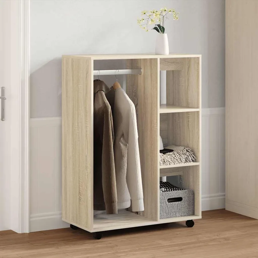Garde-robe Chêne sonoma 80x40x110 cm Bois d’ingénierie