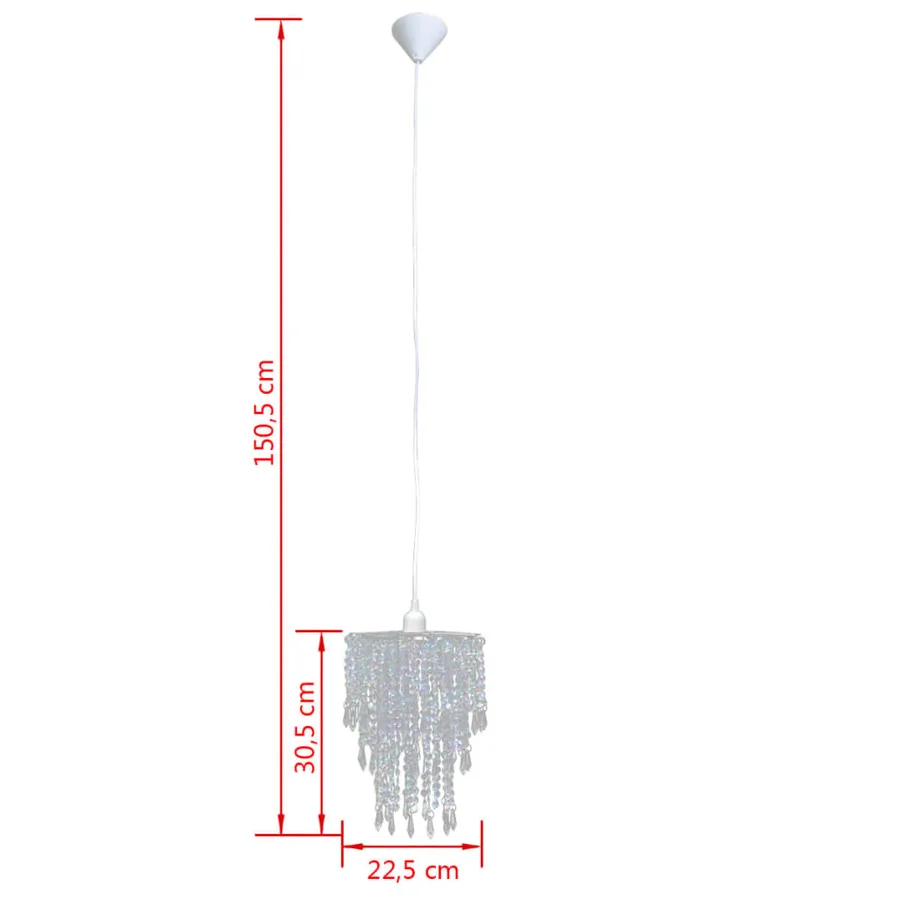 Lustre suspendu 22,5 x 30,5 cm - 12