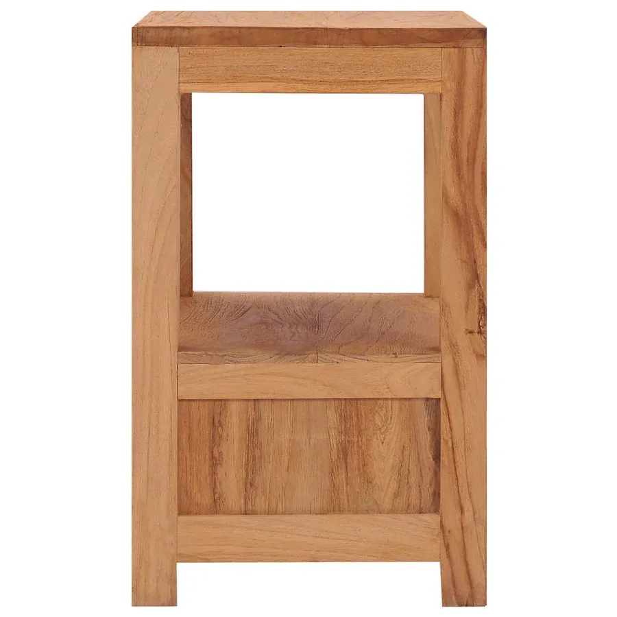 Table de chevet 40x30x50 cm bois de teck massif - 4