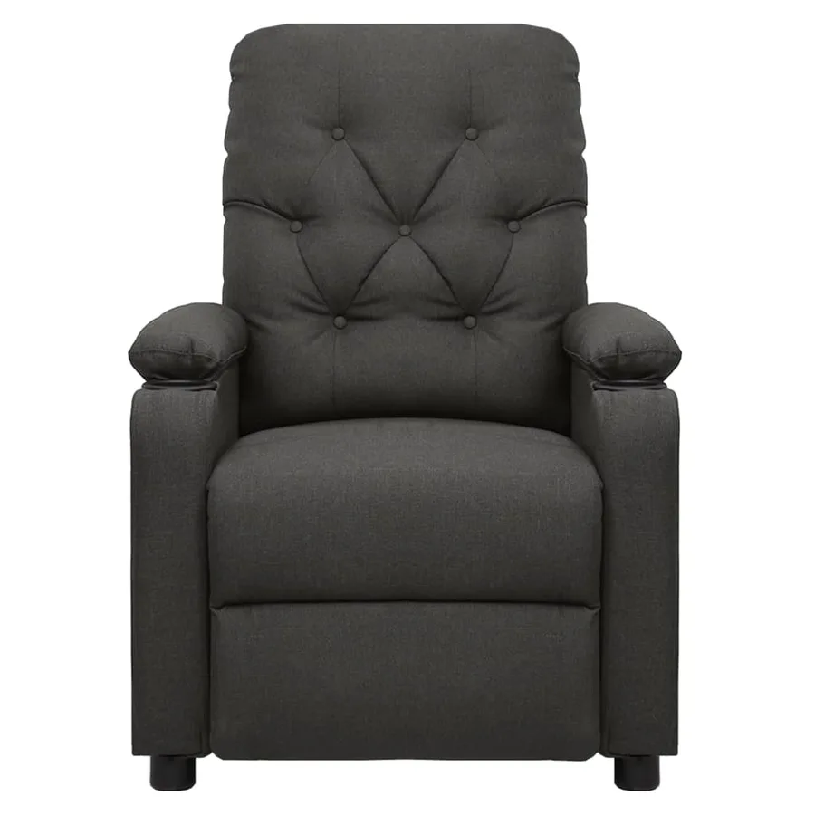 Fauteuil électrique de massage Gris foncé Tissu - 3