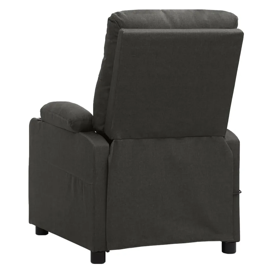 Fauteuil électrique de massage Gris foncé Tissu - 5