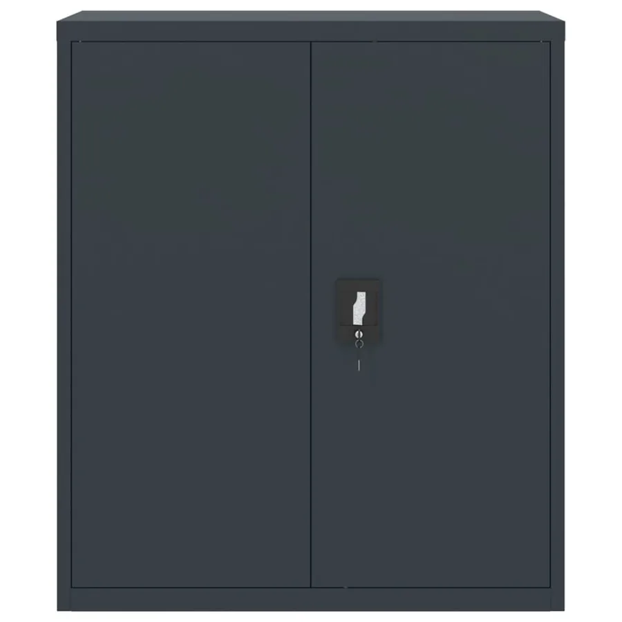 Classeur anthracite 90x40x145 cm acier - 8
