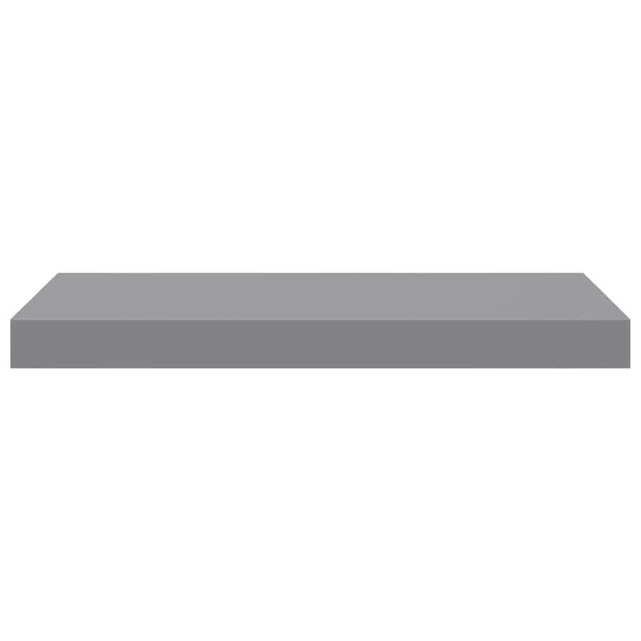 Étagères murales flottantes 4 pcs gris 50x23,5x3,8 cm MDF - 7