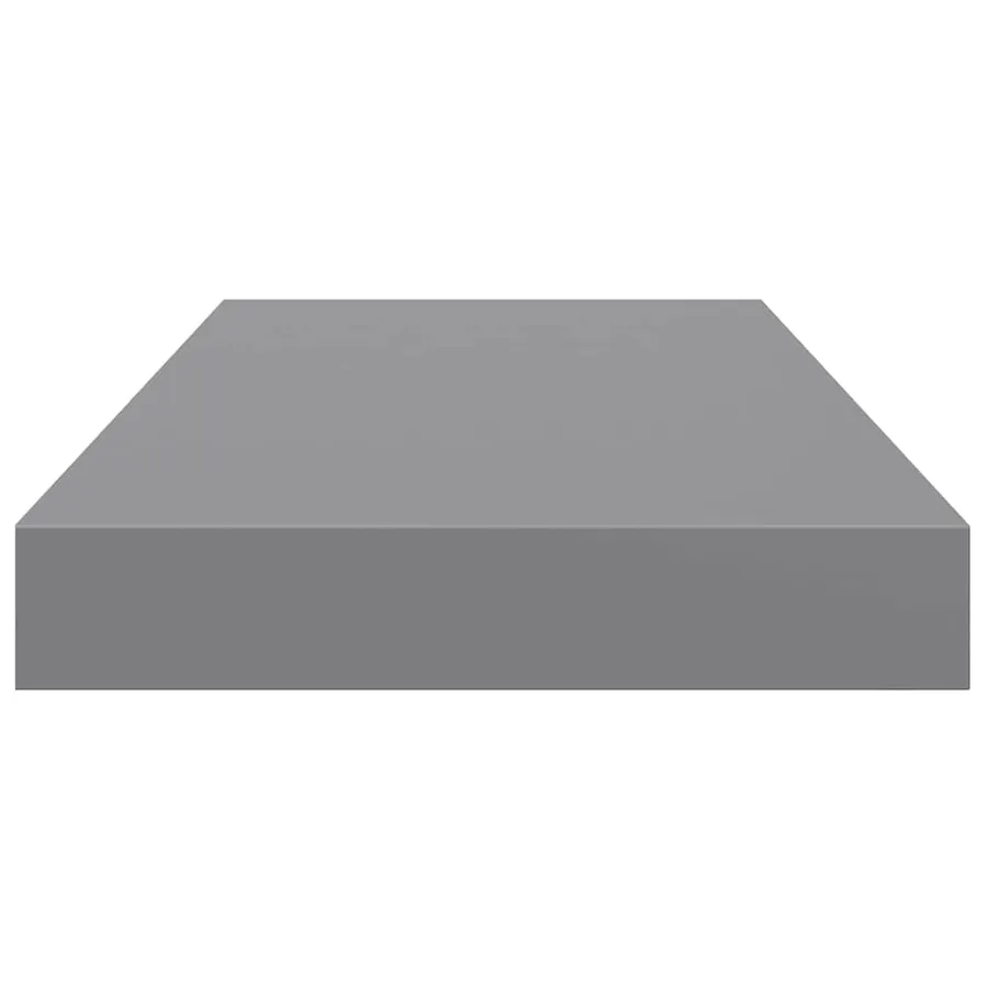 Étagères murales flottantes 4 pcs gris 50x23,5x3,8 cm MDF - 8
