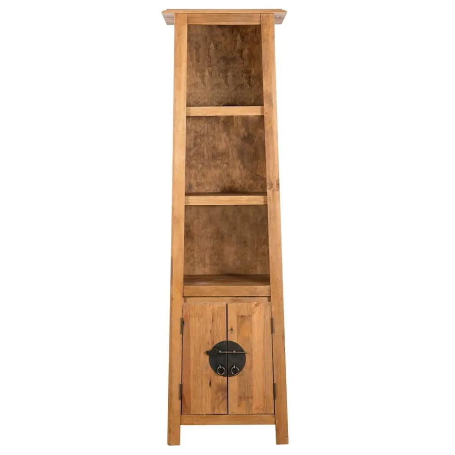Meuble de salle de bain autoportant Bois pin massif 48x32x170cm - 2