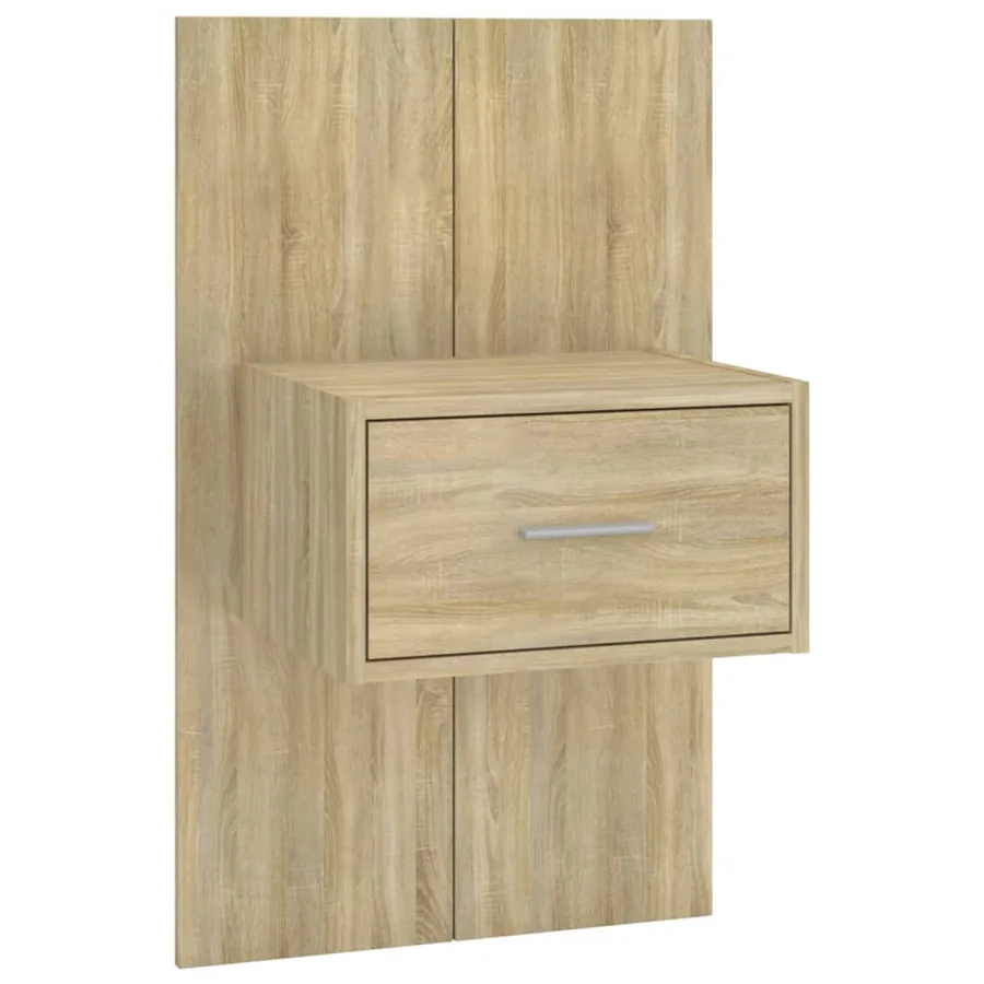 Tables de chevet murales 2 pcs Chêne sonoma - 4