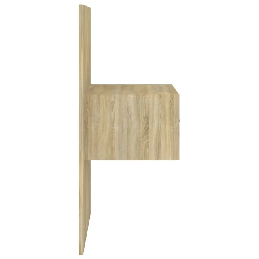 Tables de chevet murales 2 pcs Chêne sonoma - 6