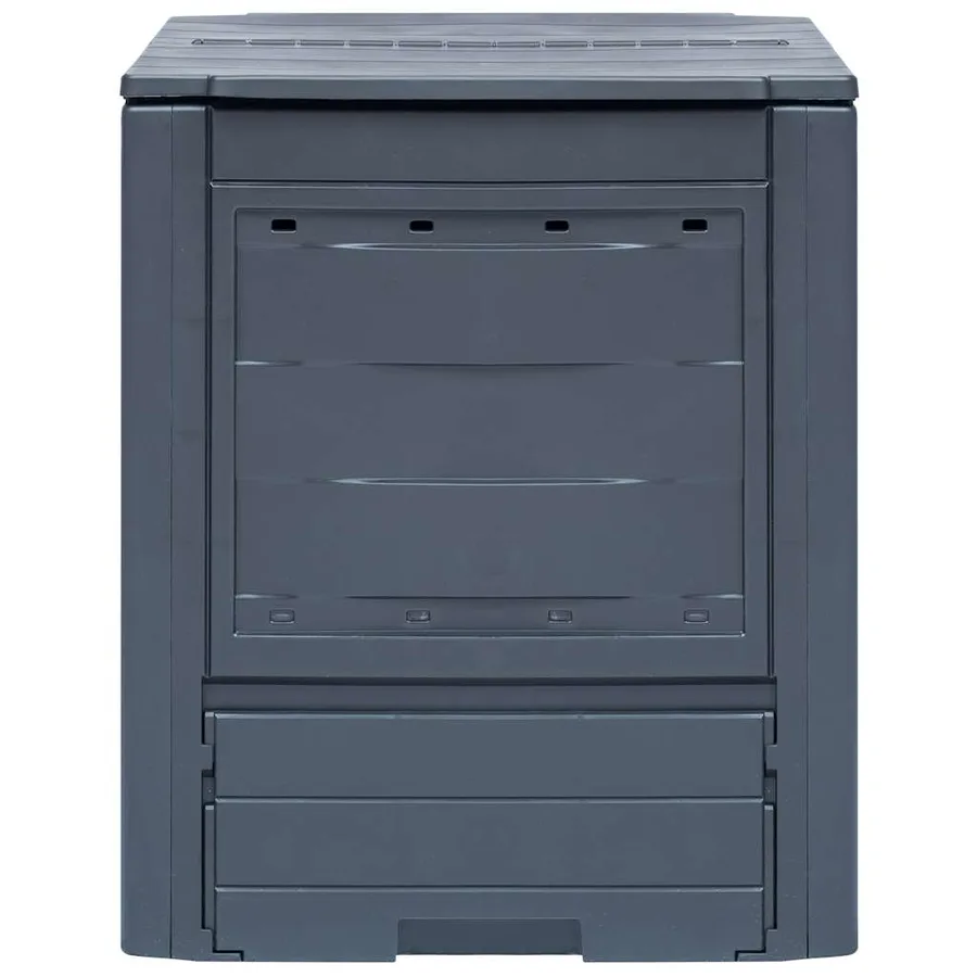 Composteurs de jardin 3 pcs Gris 60x60x73 cm 780 L - 2