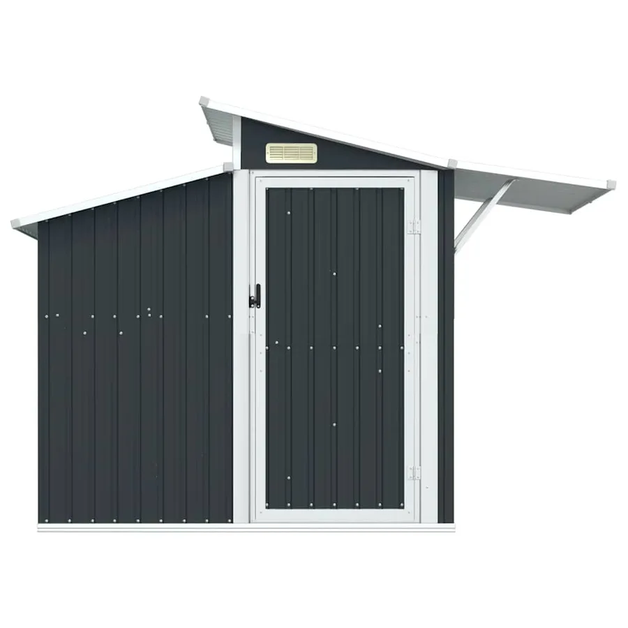 Abri de jardin Anthracite 270x130x208,5 cm Acier galvanisé - 3