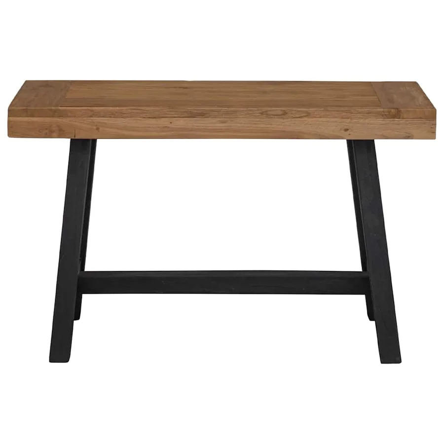 Banc 110 cm Bois massif de teck - 2