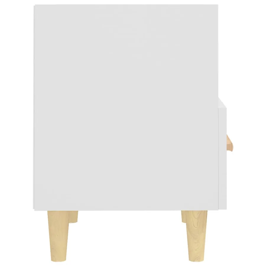 Tables de chevet 2 pcs Blanc 40x35x47 cm - 7