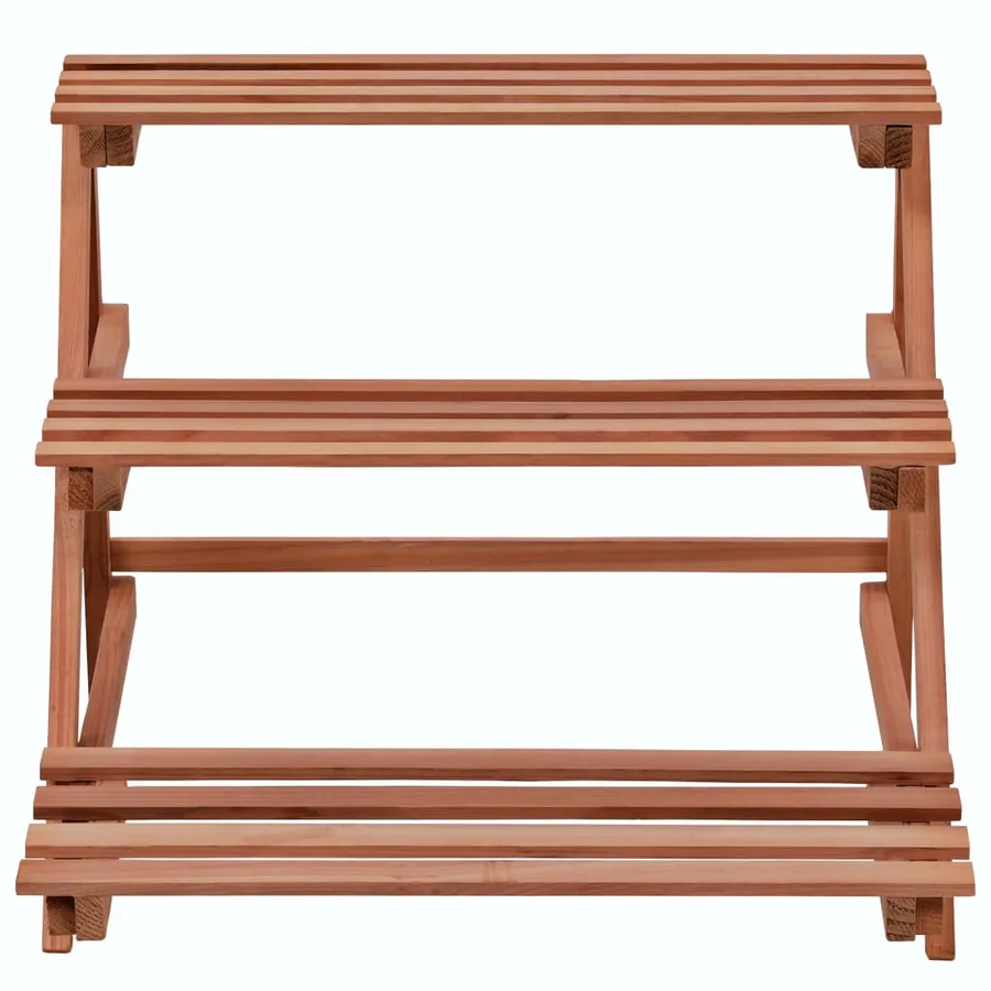 Support à 3 niveaux pour plantes Bois de cèdre 48 x 45 x 40 cm - 3