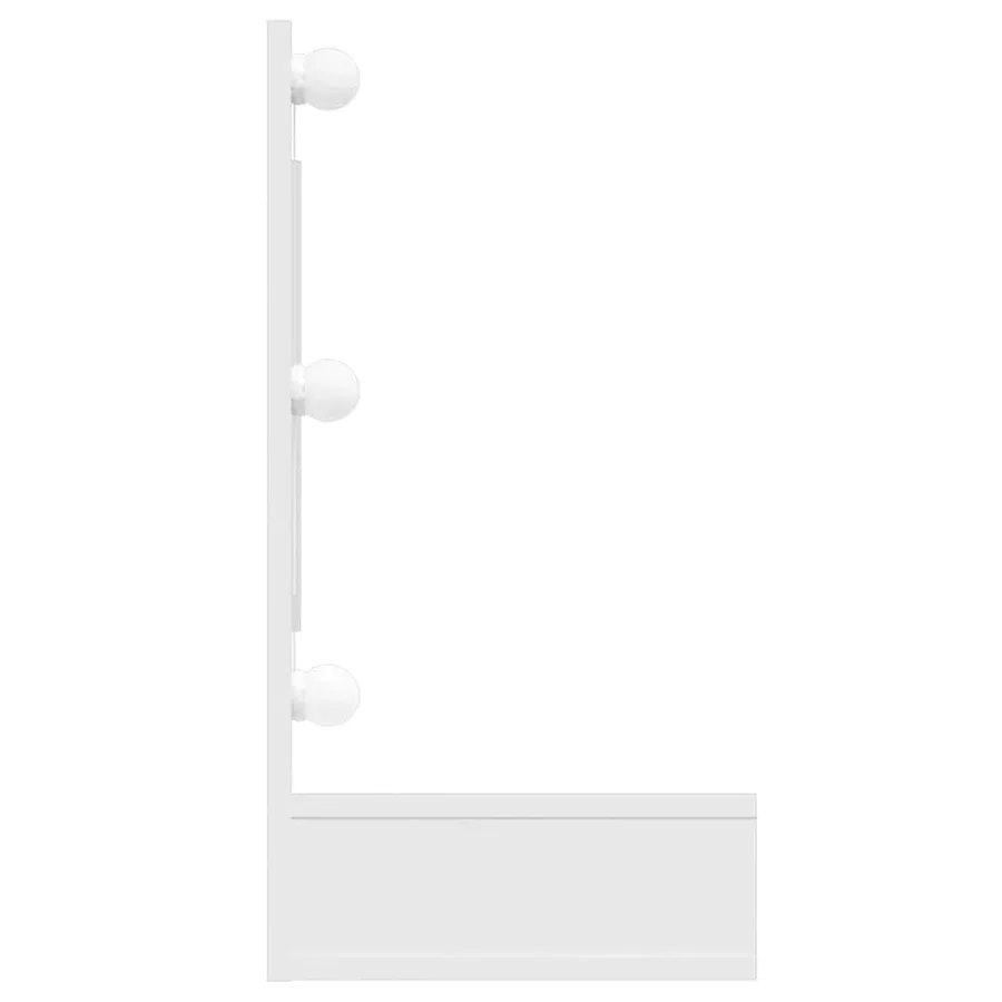 Armoire à miroir avec LED blanc 90x31,5x62 cm - 5