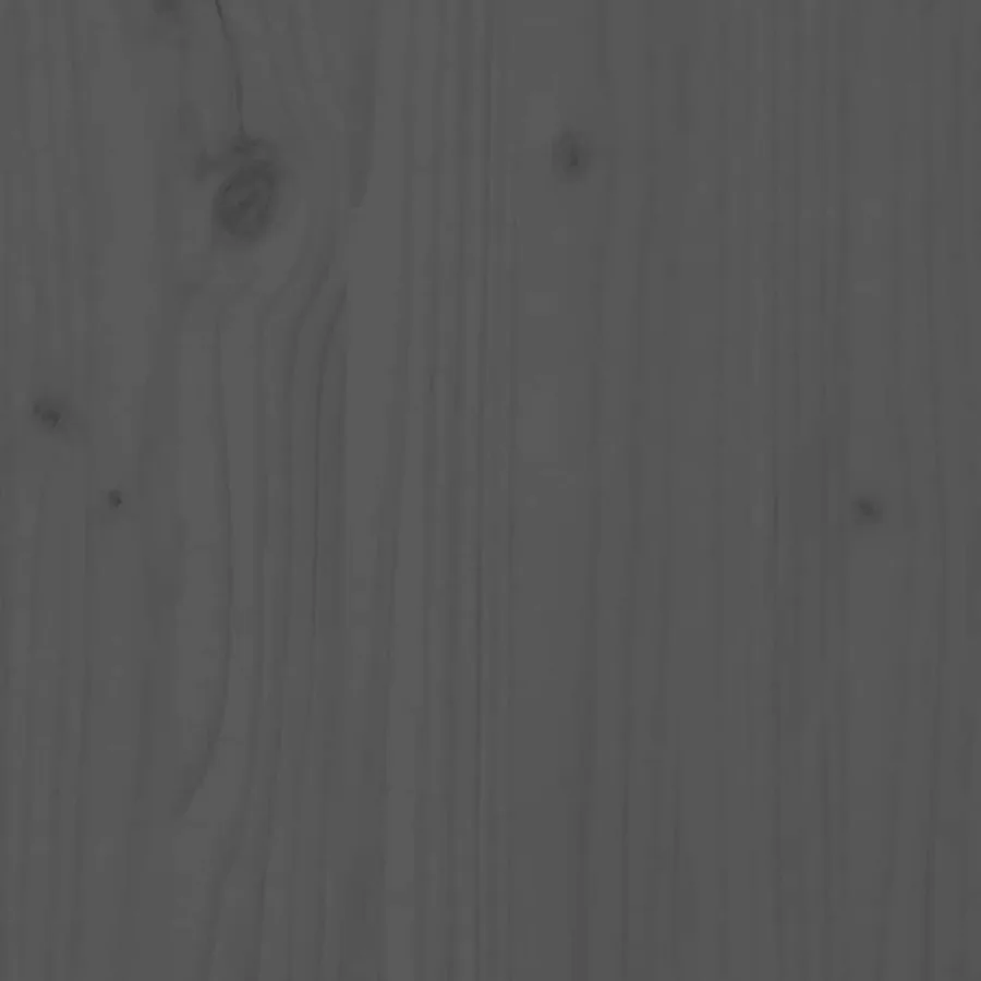 Coiffeuse avec LED Gris 95x50x133,5 cm Bois de pin massif - 13