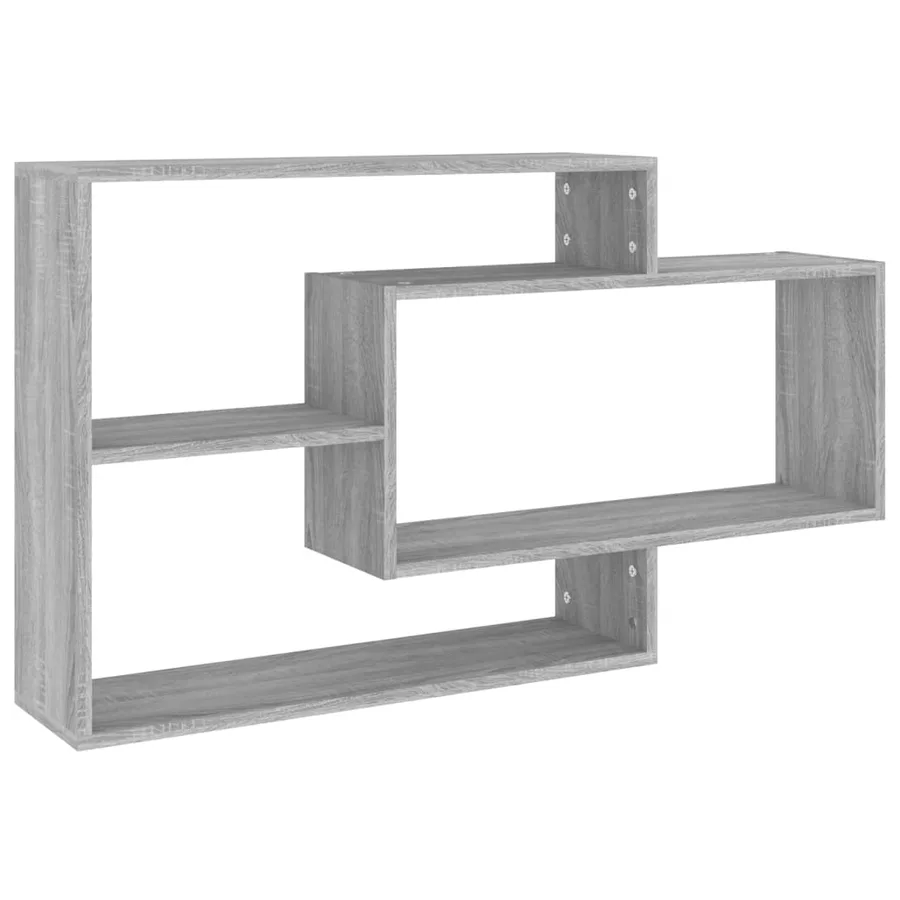 Étagère murale Sonoma gris 104x20x58,5 cm Bois d'ingénierie - 2