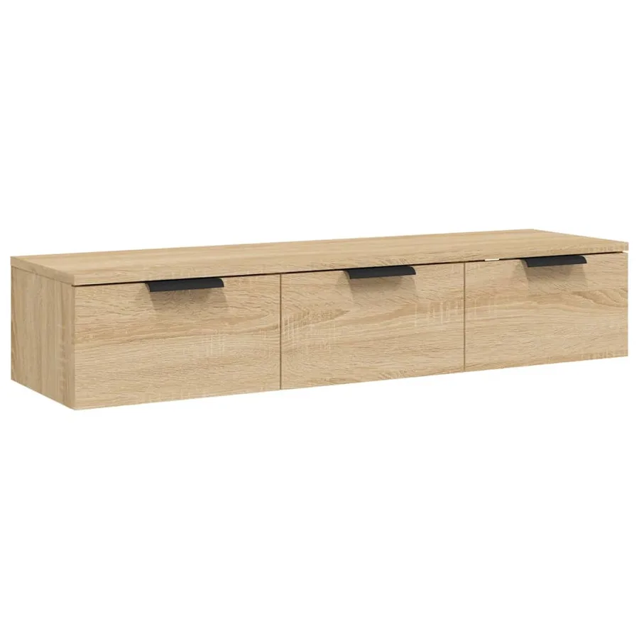 Armoire murale Chêne sonoma 102x30x20 cm Bois d'ingénierie - 2